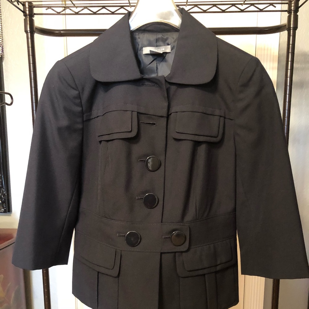 Navy Ann Taylor dress jacket size 4